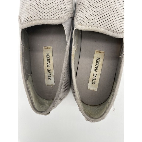 Steve Madden Karissa Gray Mesh Women’s Slip-On Sneakers Style Code #9041018 Sz 8 - Picture 9 of 13